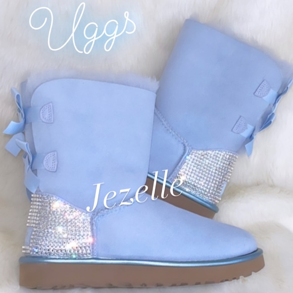 Msg.2.order 💎 Rhinestone UGGS Custom Swarovski Crystal Ugg Boots - Picture 8 of 17